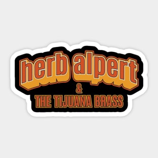 Herb Alpert & The Tijuana Brass Tribute - Tijuana Brass Minimalist Apparel Sticker